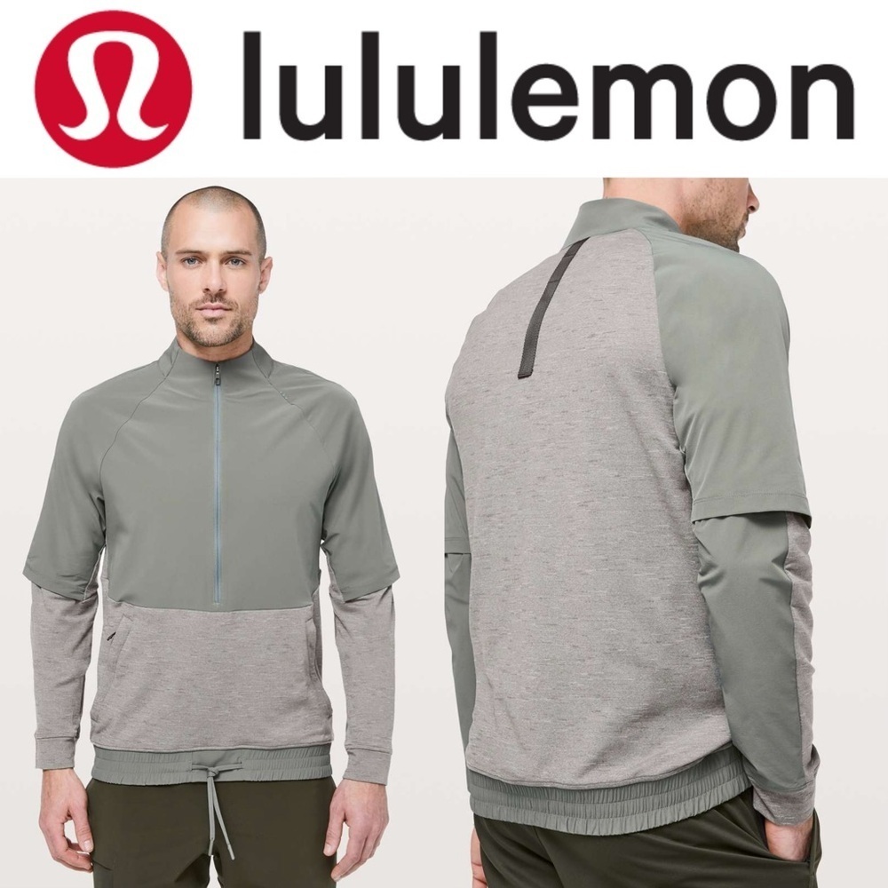 Lululemon Train On Site 1/2 Zip
Grey Sage

#172